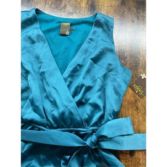 taylor dress midi flowy dres belted size 4 - Picture 5 of 9